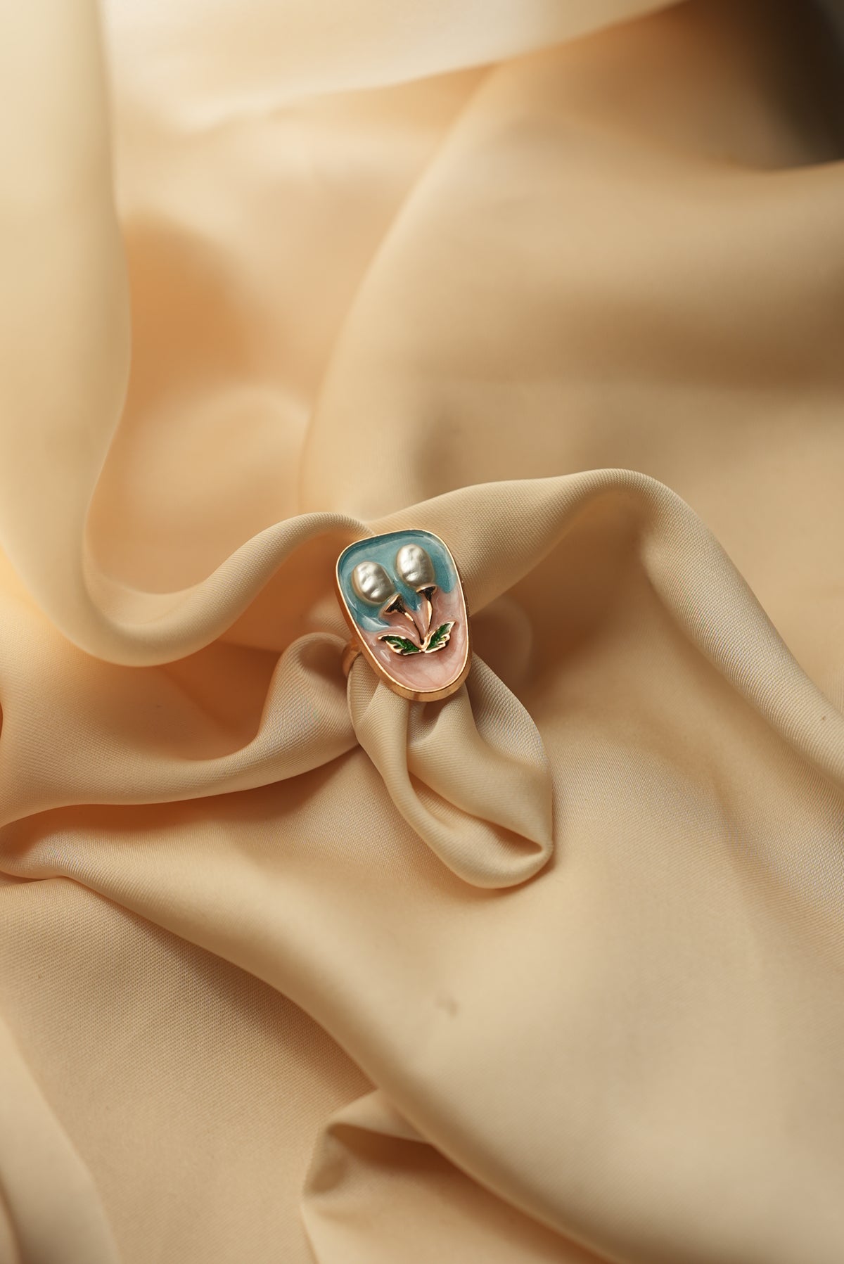 Tulip Pearl Ring