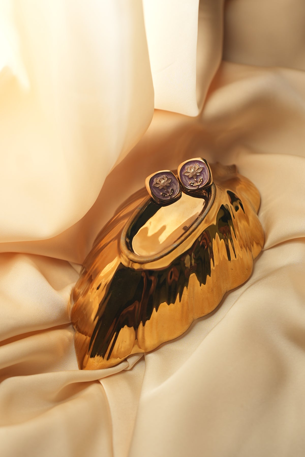 Blossom Seal Studs