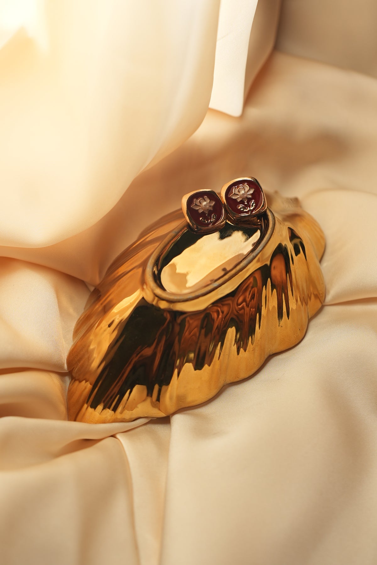 Blossom Seal Studs