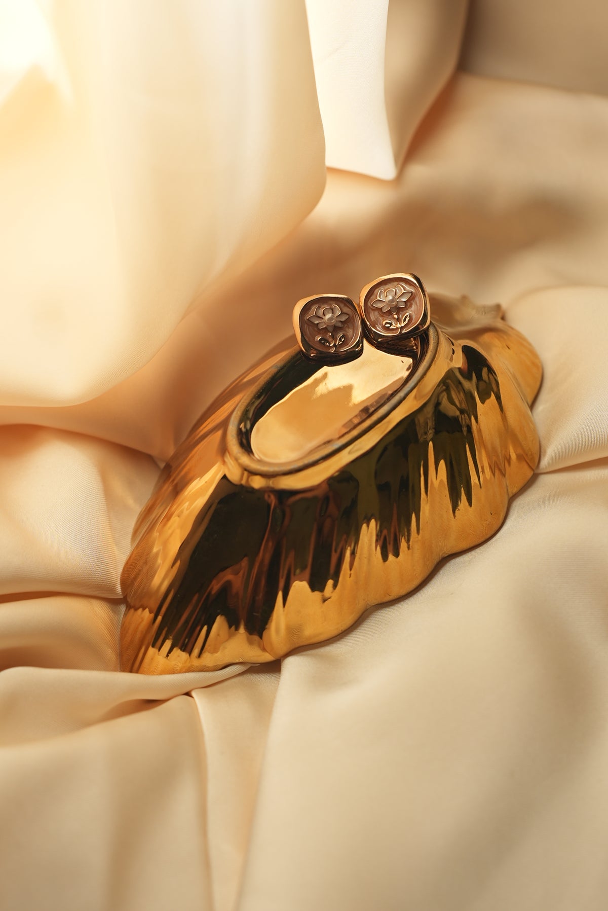 Blossom Seal Studs