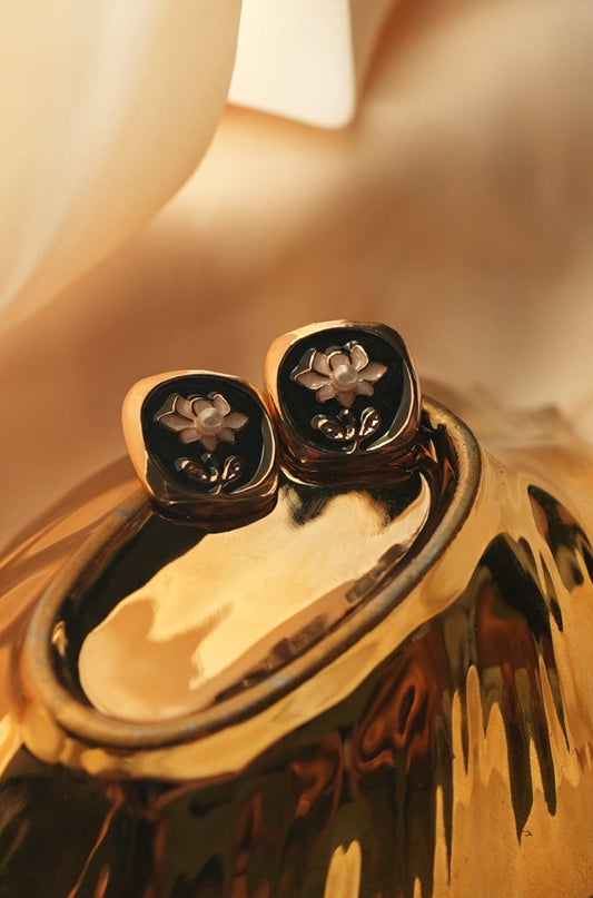 Blossom Seal Studs